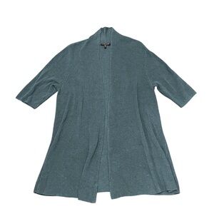 Eileen Fisher Open Knit Short Sleeve Cardigan